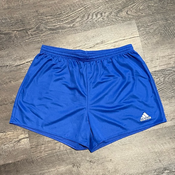 adidas Shorts Adidas Gym Shorts Womens Large Royal Blue Soccer